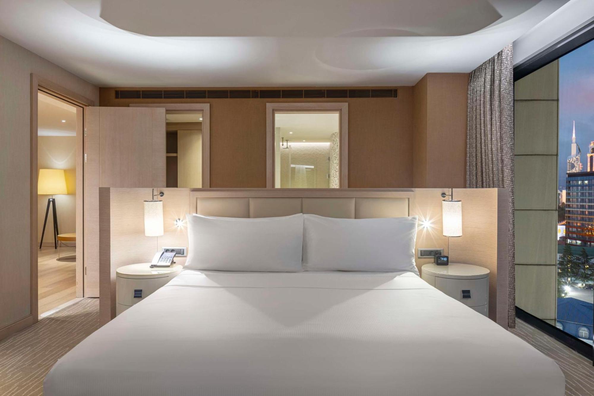 Hotel Hilton Batumi Exterior foto A bedroom at the hotel
